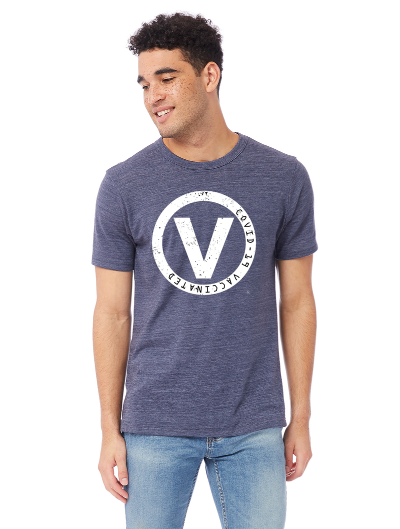 Vaccinated Round Logo T-Shirt